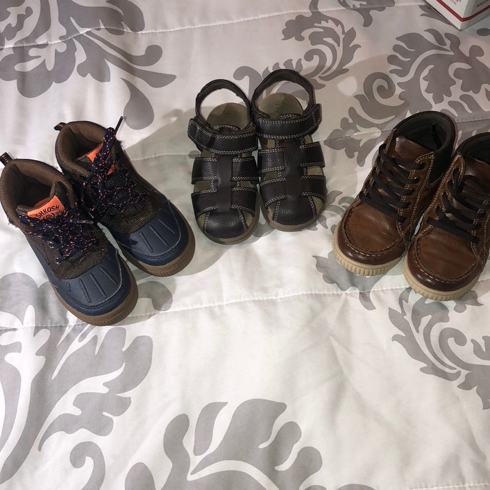 Lot of boys’ shoes